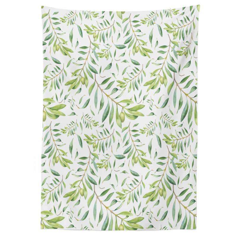 Leaf Tablecloth, 70" L x 52" W