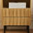 Wooden Stripe 2 Drawer Nightstand-2062894039