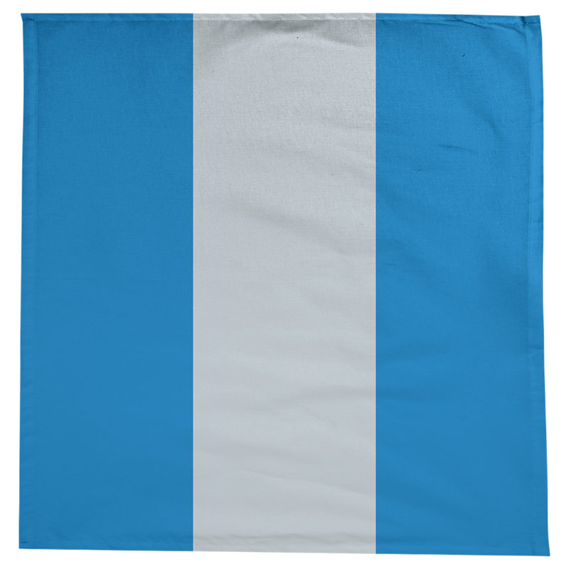 Nappe basket Orlando, Bleu / argenté / bleu