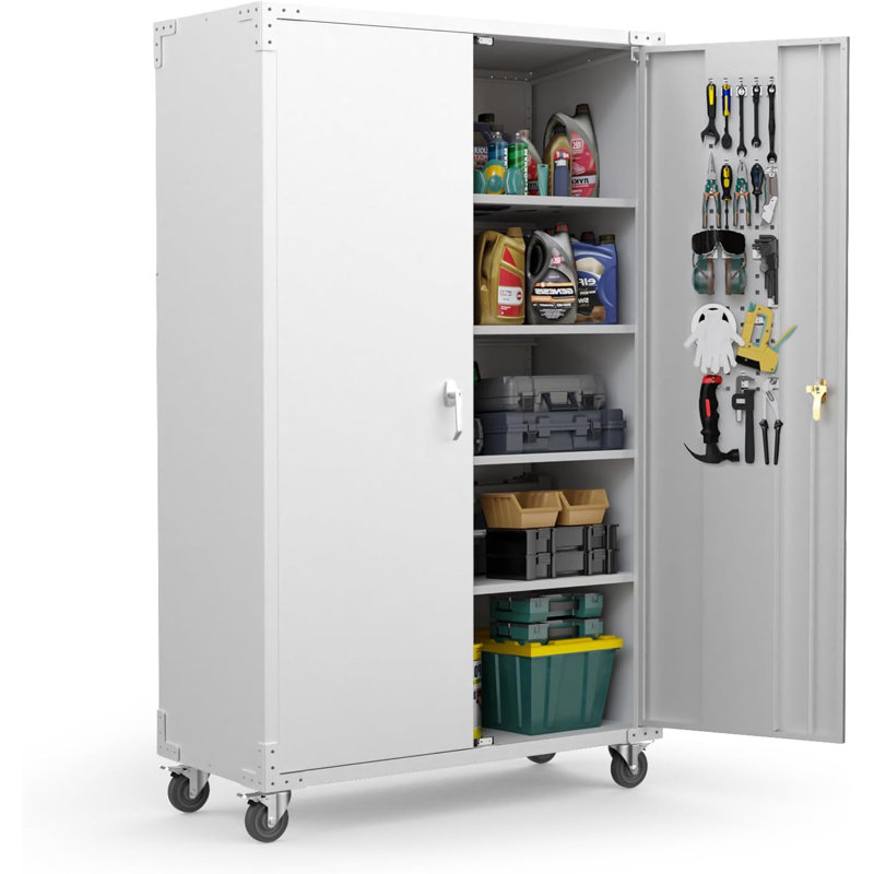 Armoire à outils sur roulettes , Gris
