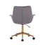 Chaise de travail en velours Garrow-1218215329