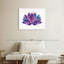 Silhouette de lotus mauve-1934696698