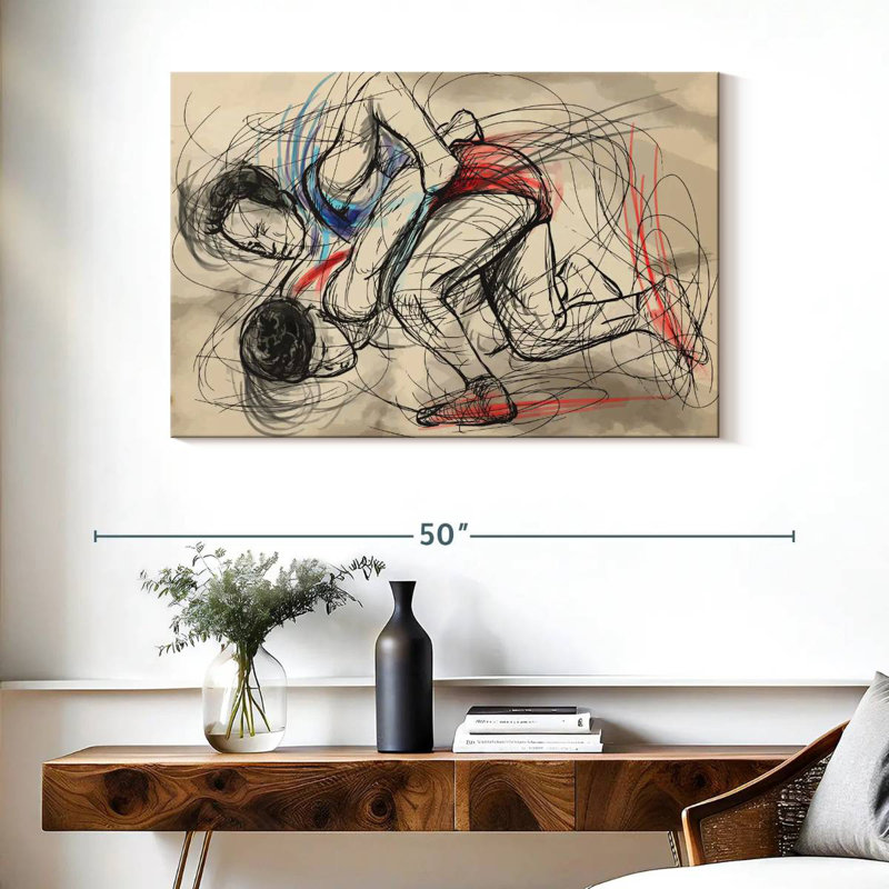 Sirci Wrestling, H 26 po x l 39 po