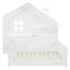 Lit maison avec fenêtre et tiroirs de chevet