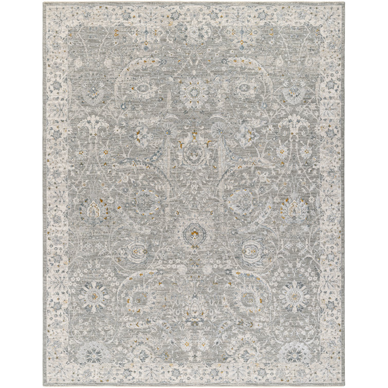 Tapis traditionnel bleu et crème Josephine