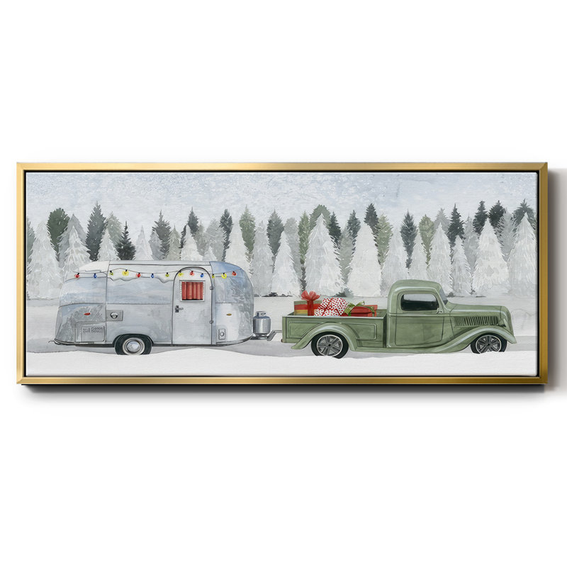Holiday Roadtrip II - toile encadrée, H 20 po x l 50 po