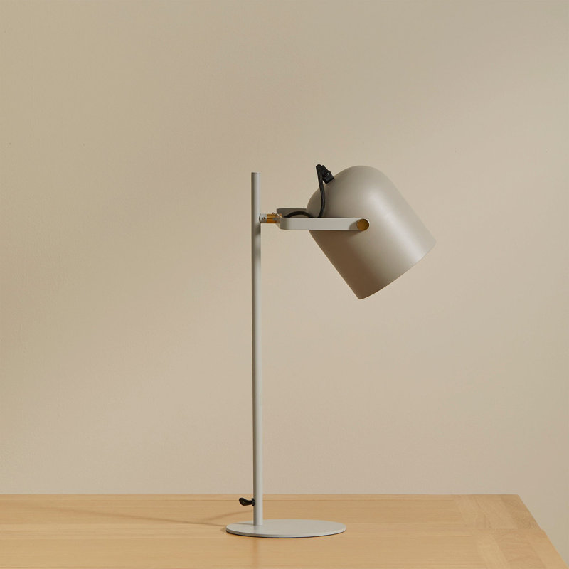 Careli Metal Desk Lamp, Grey