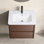 Ensemble de meuble-lavabo mural 24 po avec tiroir
