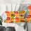 Abstract Retro Geometric Pattern VI - Mid-Century ModernPrinted Throw Pillow