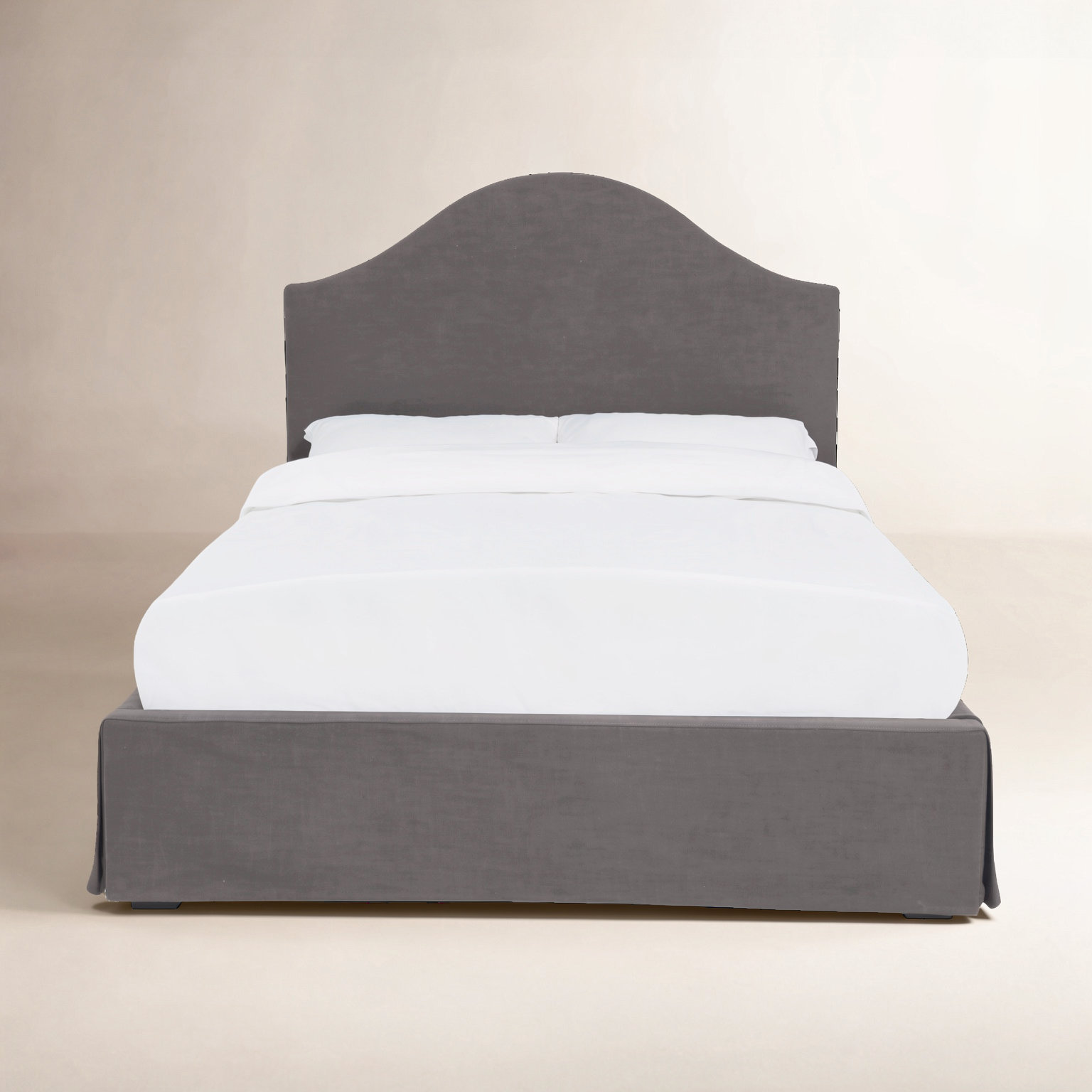 Samantha Upholstered Bed, King, Gray