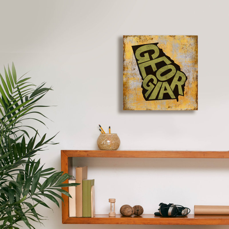 «Georgia» par Art Licensing Studio, art mural sur toile