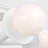 Milk Glass Shades Semi Flush Mount