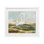 «White Heron Flying», reproduction encadrée sous verre, conception de Susan Winget