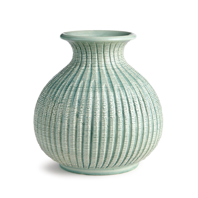 Vase de table en céramique 11 po Humphreys, Céladon