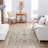 Margarida Grey Floral Ornamental Area Rug-1598668594
