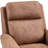 31.1" Wide Classic Premium Breathable Faux Leather Push Back Recliner-1728643457