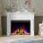 55" Electric Fireplace Tv Stand W/ Remote, Adjustable Flame & 1-8H Timer-31601121