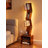 6-Tier Floor Bookshelf with RGB LED Lights, Geometric Design Corner Bookcase, 54" Tall Modern Storage Shelf For Home Office and Living Room-550619761
