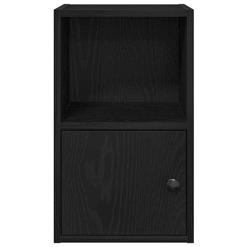 Conary 31cm W Bookcase, Black Oak, (2 Shelves) 52cmH x 31cmW x 24cmD