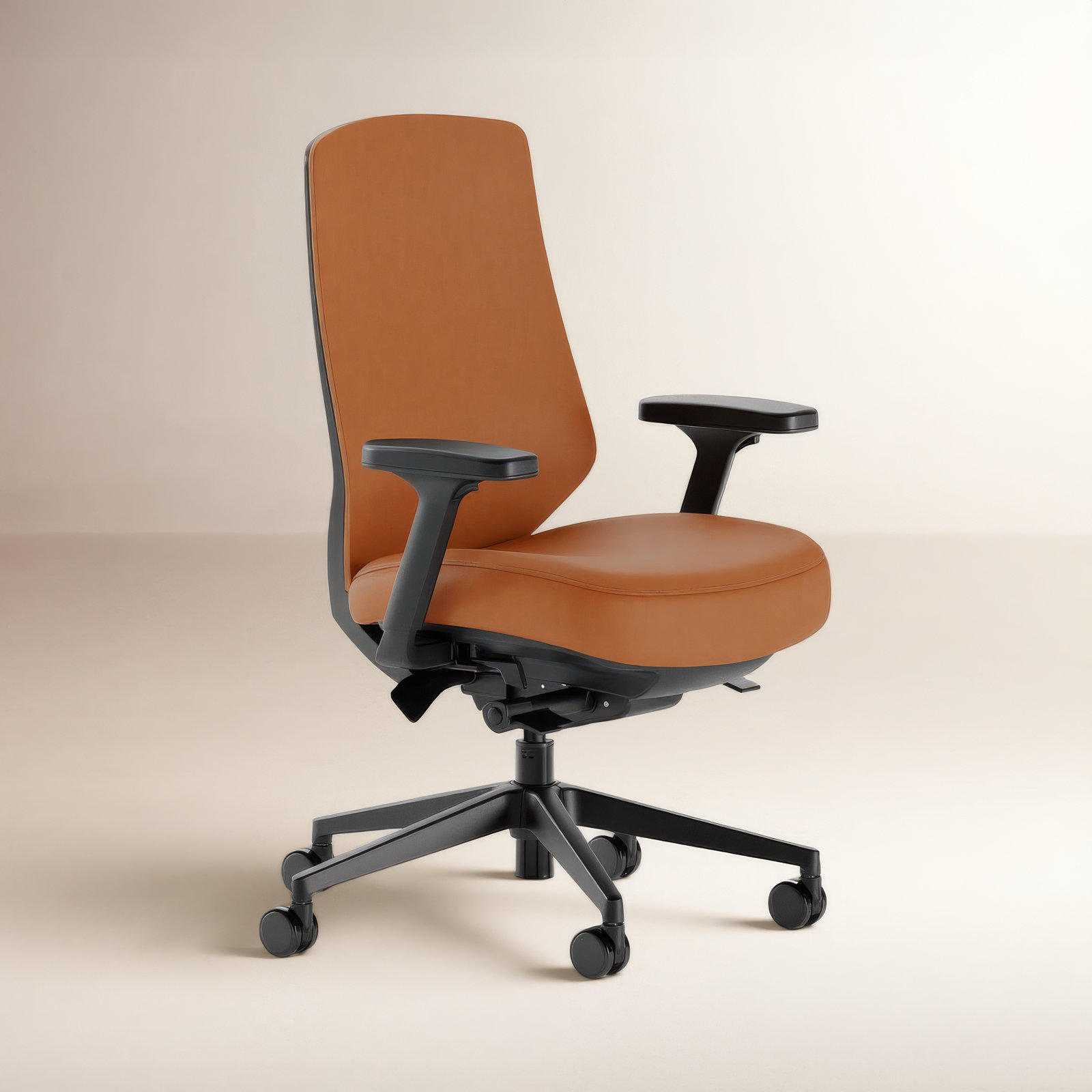 Ergonomic Chair Pro - Vegan Leather, Canyon, Black