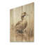 Canard brun rétro Elegance II - animal de canard sur bois-828361667