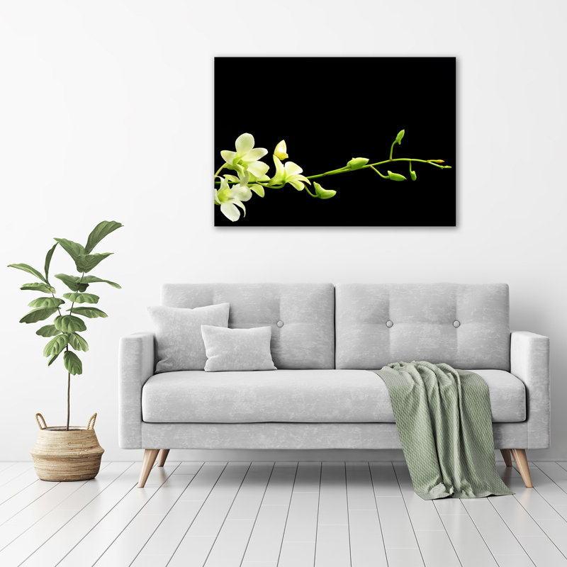 Orchid - No Frame Print on Glass