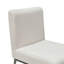 Chaise rembourrée à hauteur de comptoir en acier forgé et à hauteur de comptoir Lalia-700695778