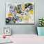 Toile épique Graffiti «Abstract Pouring S» par Jean Plout, 16 po x 12 po-116776671