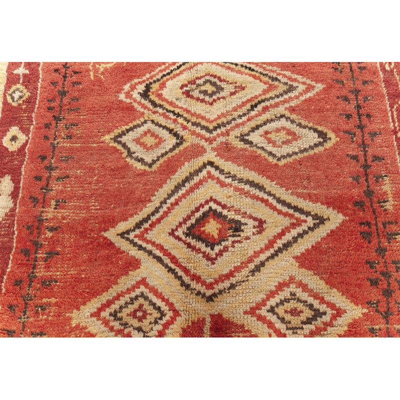 Vintage One-of-a-Kind Rectangle 5'8" X 9'10" Area Rug