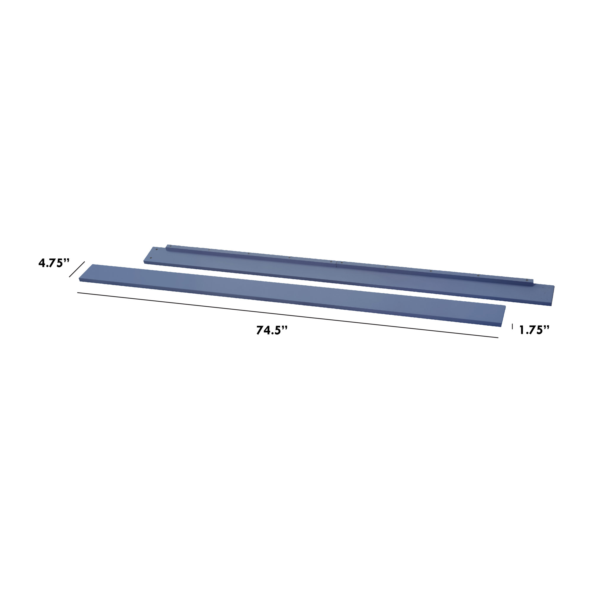 Full Bed Rails, Cobalt Navy