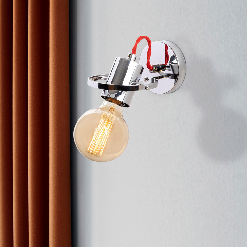 Applique murale articulée 1 lumière Aidon, Chrome