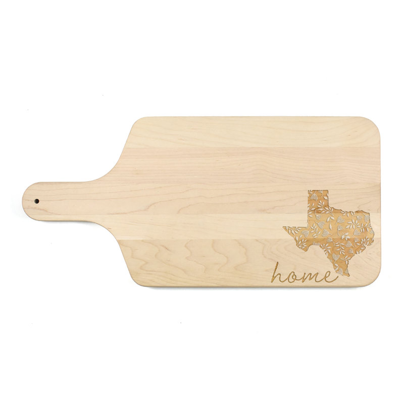 Floral Home State - Texas Cutting Board