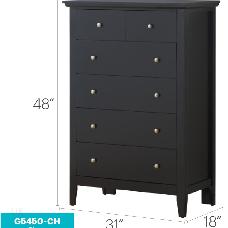 Commode Hammond G5490-CH, Noir