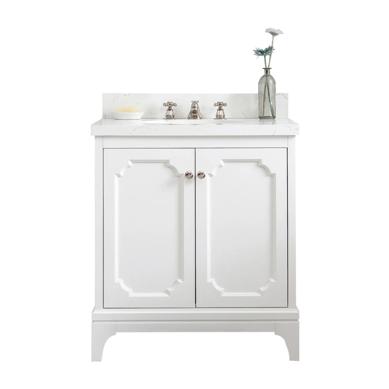 Ensemble de meuble-lavabo de 30 po Bernardo, Blanc pur