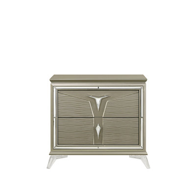 Table de chevet 2 tiroirs de style moderne, table de chevet moderne