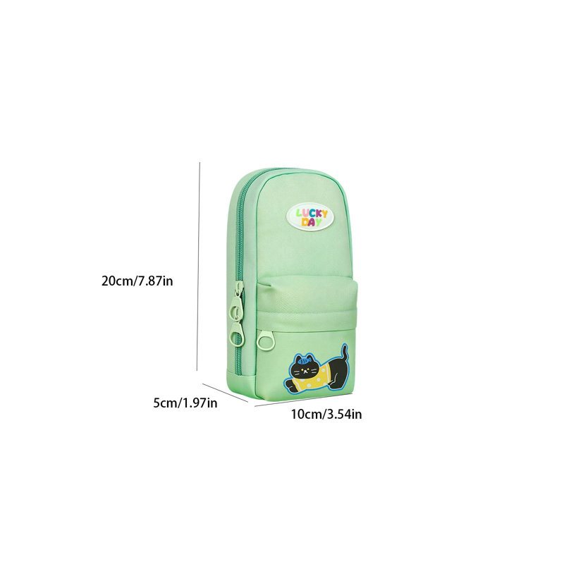 Sac à dos scolaire de grande capacité, trousse, trousse d'écolier, C
