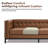 91'' Chenille Velvet Living Room Sofa-221011651