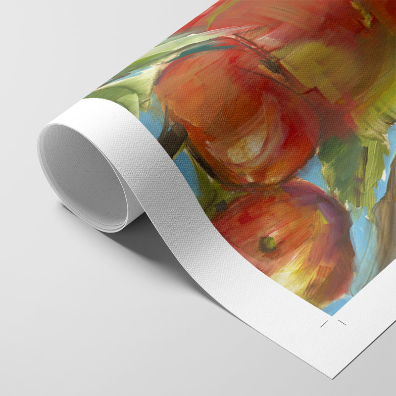 An Apple A Day - Impression sur toile seulement - non encadrée, H 18 po x l 12 po