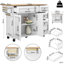 110 cm W Kitchen Island with Top-600621924