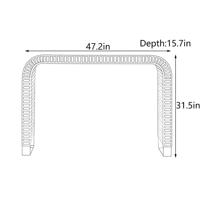 American Retro Console Table