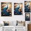 «Fantasy Peacock In Enchanted Blooms IV», reproduction sur toile-1117000334-1117000434