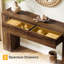 Console 63 po avec tiroirs, console pour salon, couloir, entrée-1085111790