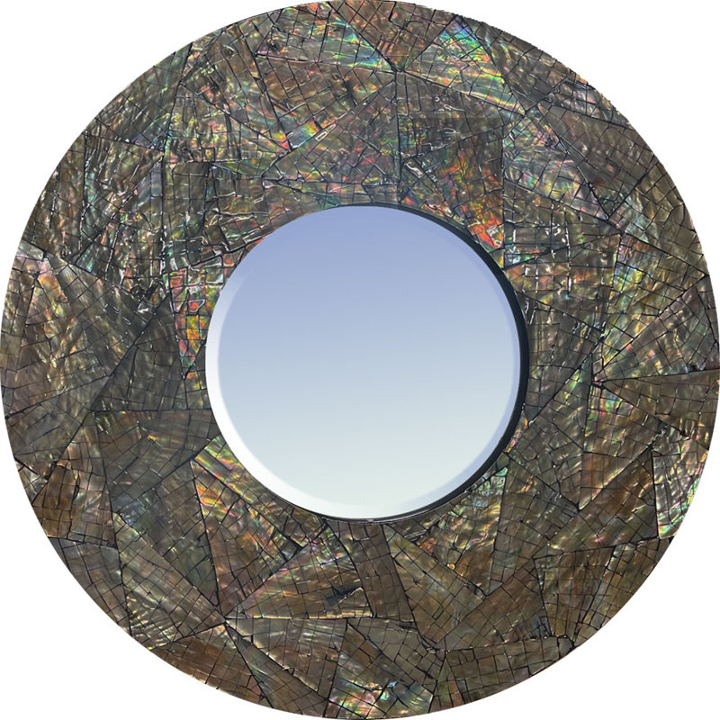 Miroir Bramé Glam Nacre 18 "x 18"