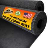 Armor All Premium Garage Floor Mat, Increased Thickness & Cushion, (Combined Size: 19’ x 7’6”), (Includes Double Sided Tape), Protects Surfaces, Absorbent, Waterproof, Durable (USA Made)