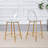 25.6" Modern Clear Acrylic Counter Height Bar Stools with Metal Frame and Footrest-1919339549-1919339548