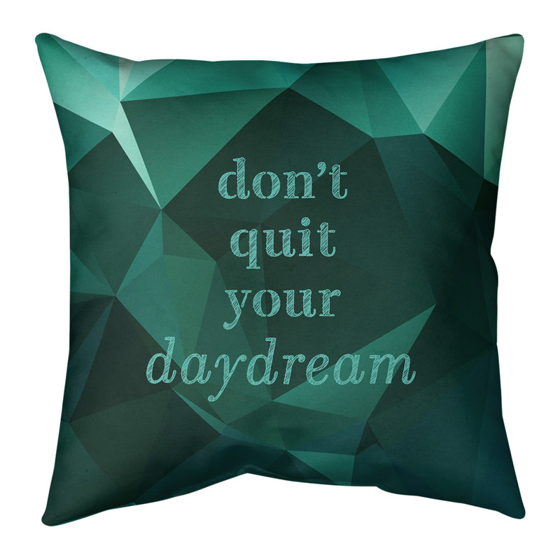 Coussin de sol, 36 po x 36 po, Vert foncé / vert clair