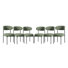 Bayville Faux Shearling Fabric Upholstered Side Chair With Metal Leg