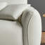 Canapé modulaire blanc en cuir véritable
