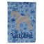 Caniche en polyester à 2 côtés 40 x 28 po standard welcome drapeau maison-957493097