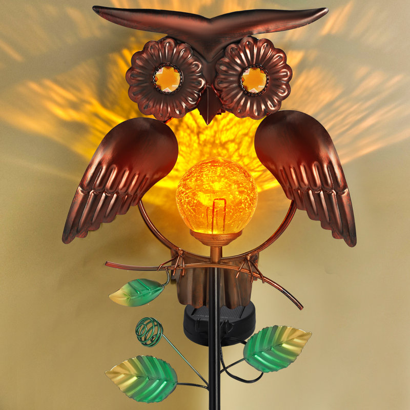 Hoxsie Garden Solar Lights Outdoor Owl Decor